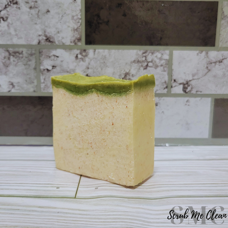 Spearmint Himalayan Salt Soap with Spirulina