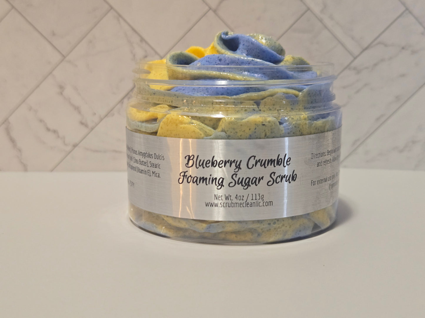 🌼 Blueberry Crumble Foaming Sugar Scrub 🌼 Limited Spring Scent