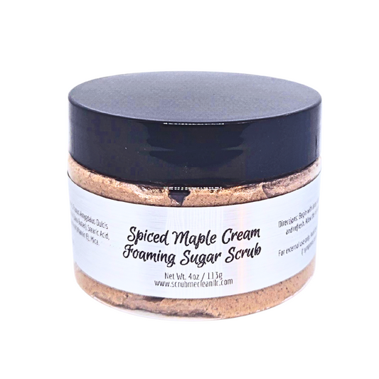 Spiced Maple Cream Foaming Sugar Scrub -🍂 Limited Edition Fall Collection