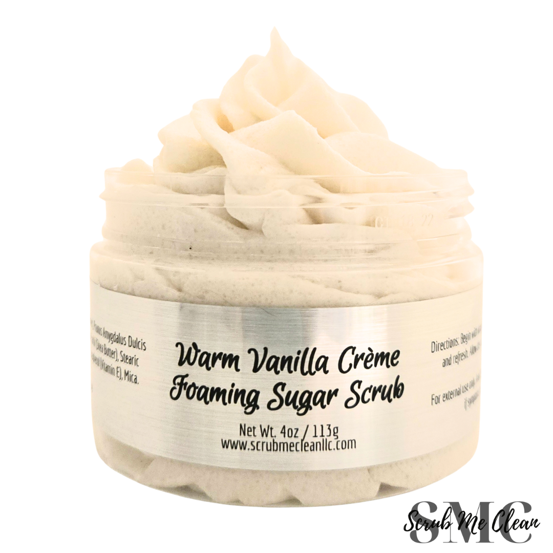 Warm Vanilla Crème Foaming Sugar Scrub