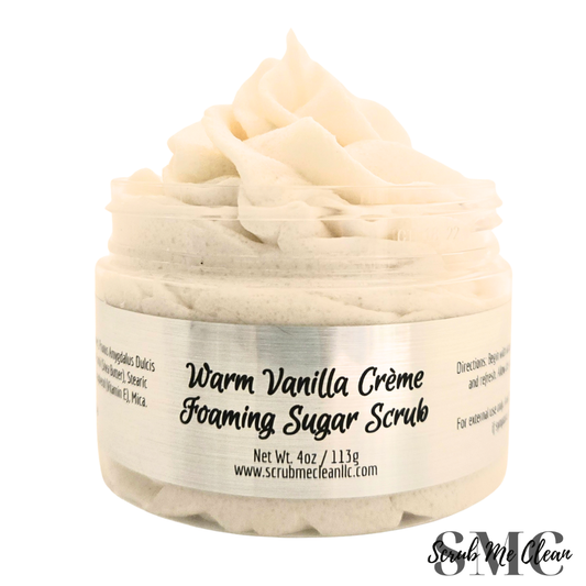 Warm Vanilla Crème Foaming Sugar Scrub